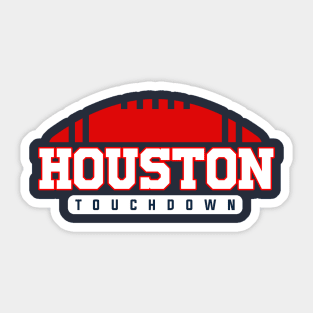 Houston Football Team Sticker